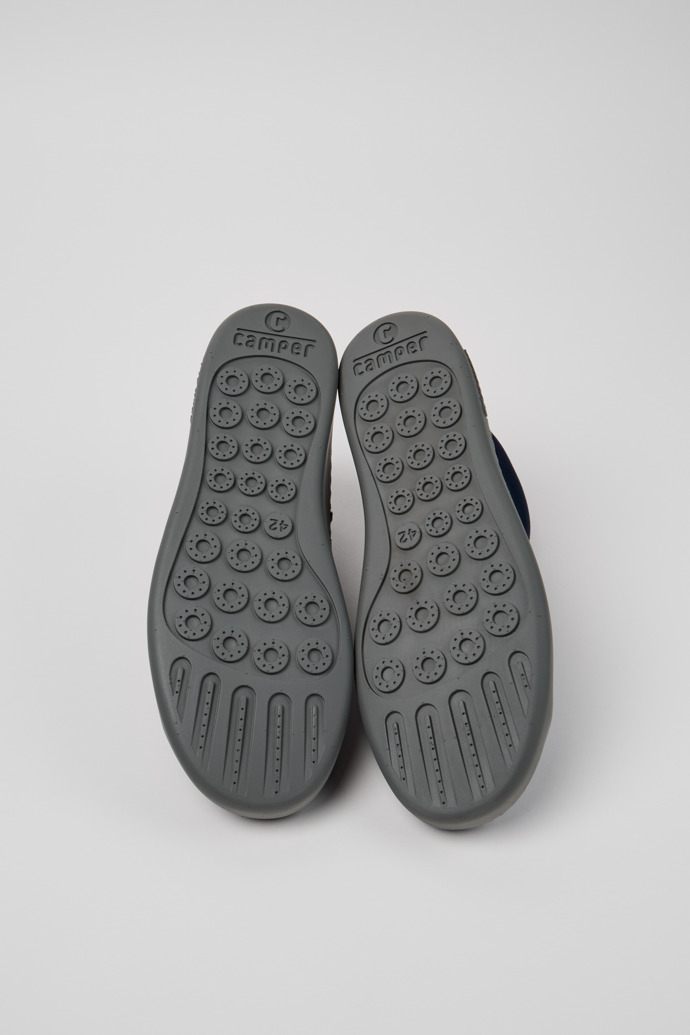 Peu Touring Blue Textile Sneaker Boots for Men.