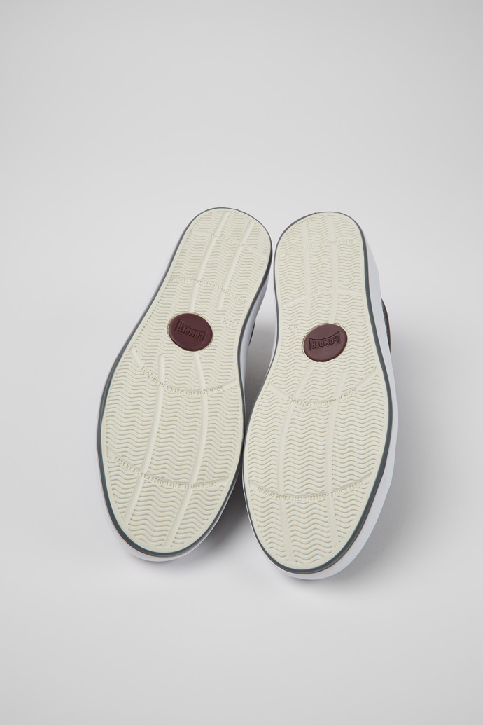 Andratx Brown leather sneakers for men