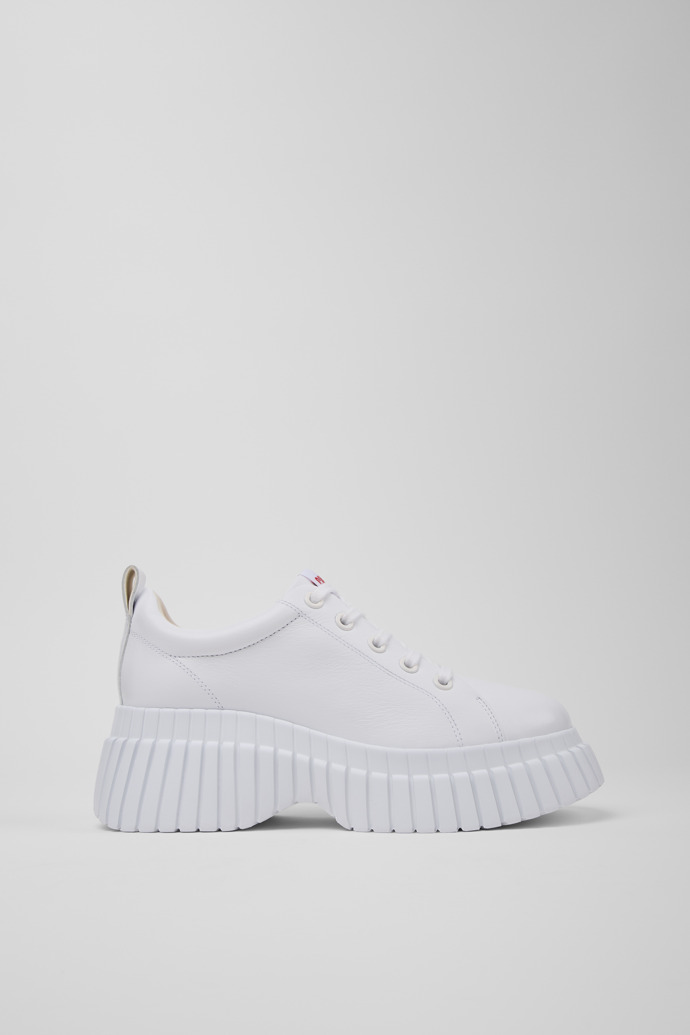 Pix BCN White Leather Shoes for Women.