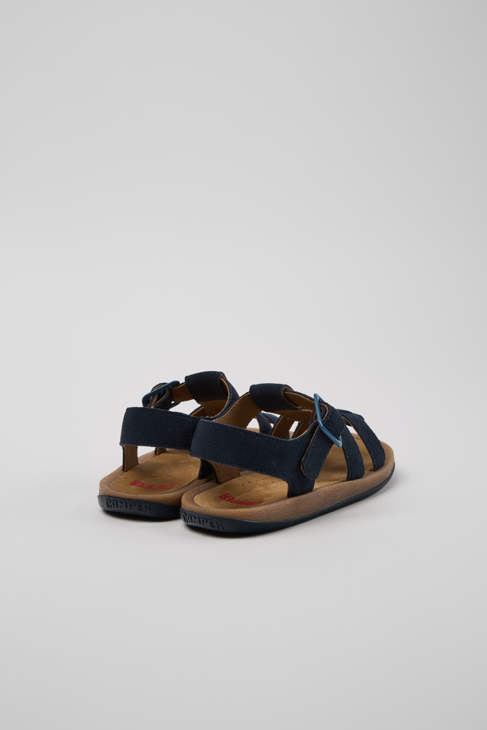 Bicho Blue Nubuck Kids' Sandal.