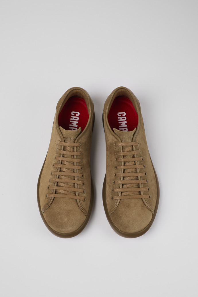 Pelotas Soller Brown Nubuck & Leather Men's Sneakers.