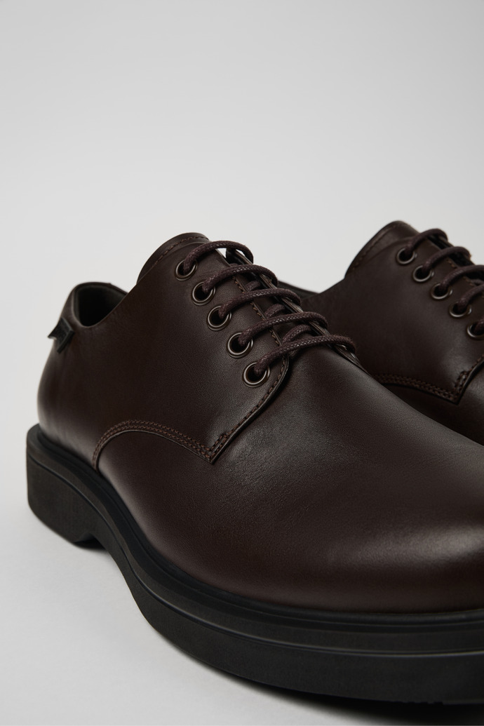 Norman Brown Leather Shoes for Men.
