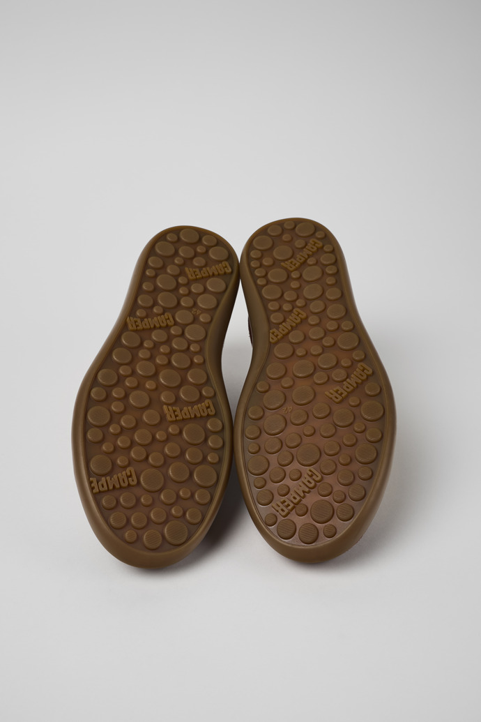 Twins Red and brown nubuck sneaker for men