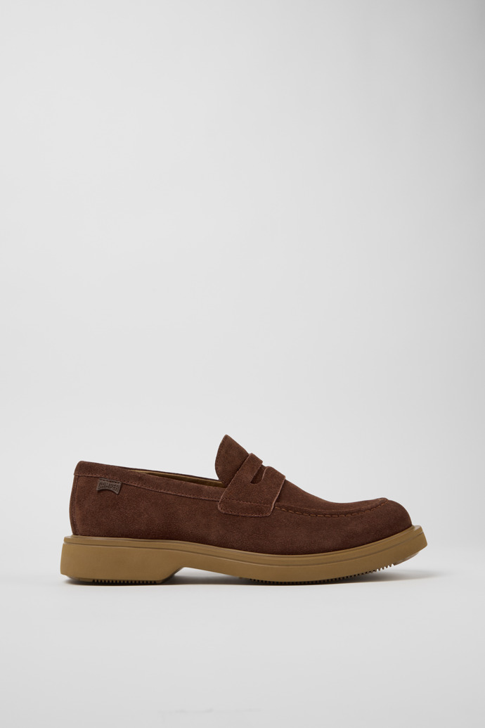 Norman Brown Suede Shoes for Men.