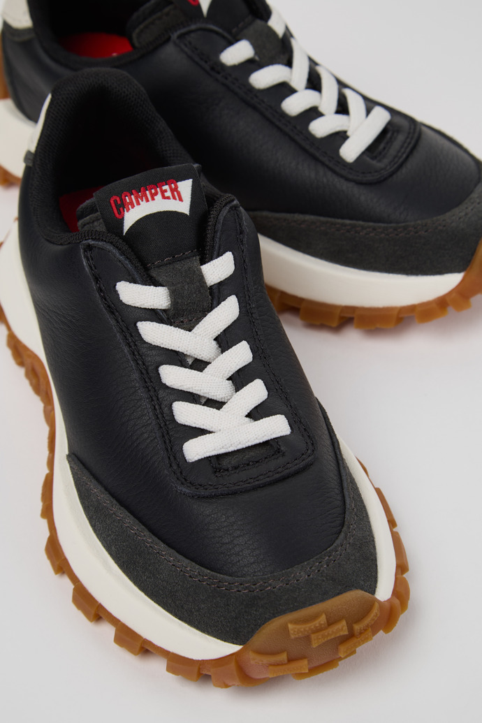 Drift Trail Multicolor Leather and Nubuck Sneakers for Kids.