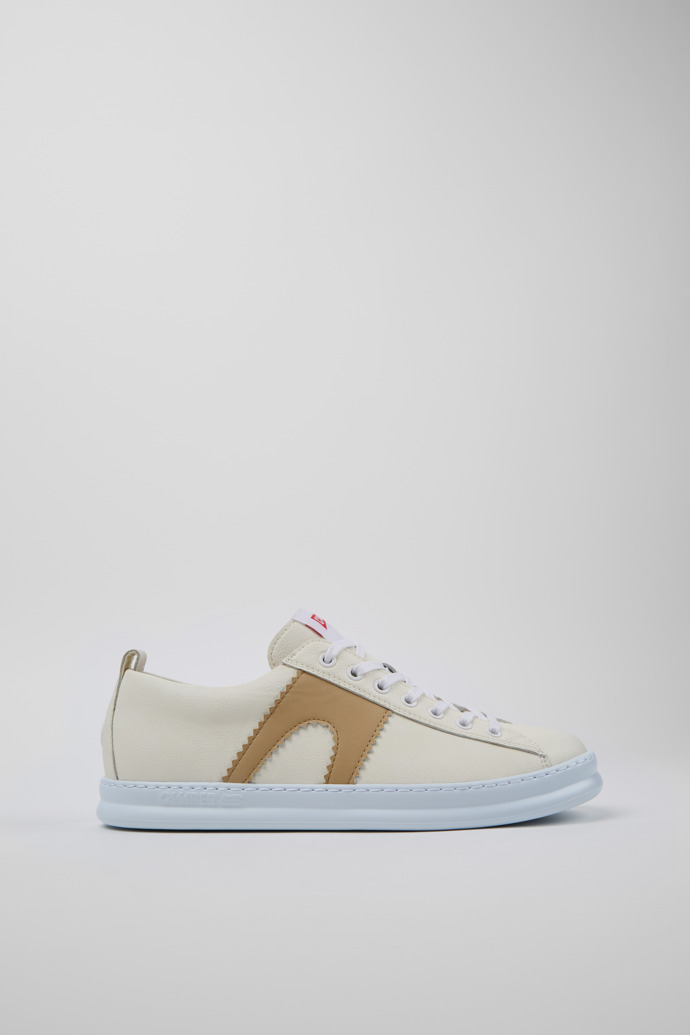 Runner Multicolor Recycled Leather Men's Sneakers.