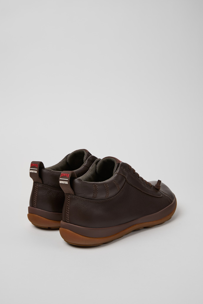 Peu Pista GM - GORE-TEX Brown Leather Ankle Boots for Men.