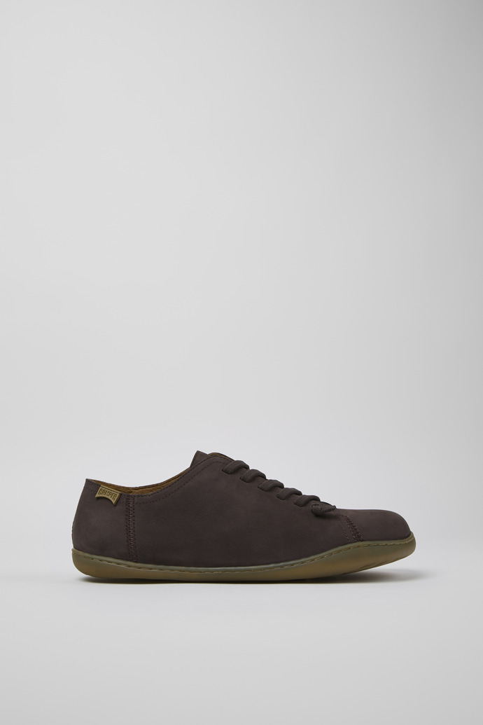 Peu Brown Nubuck and Leather Shoes for Men.