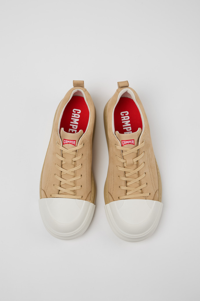 Junction Runner Beige Nubuck Men's Sneakers.