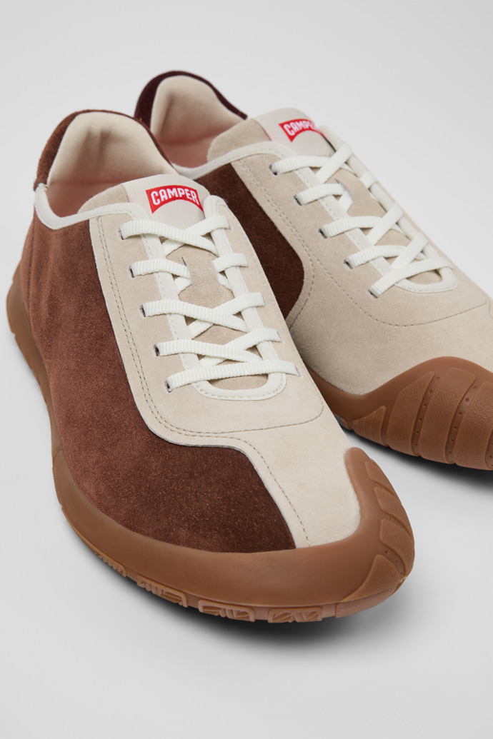 Twins Multicolor Suede and Nubuck Sneakers for Men.