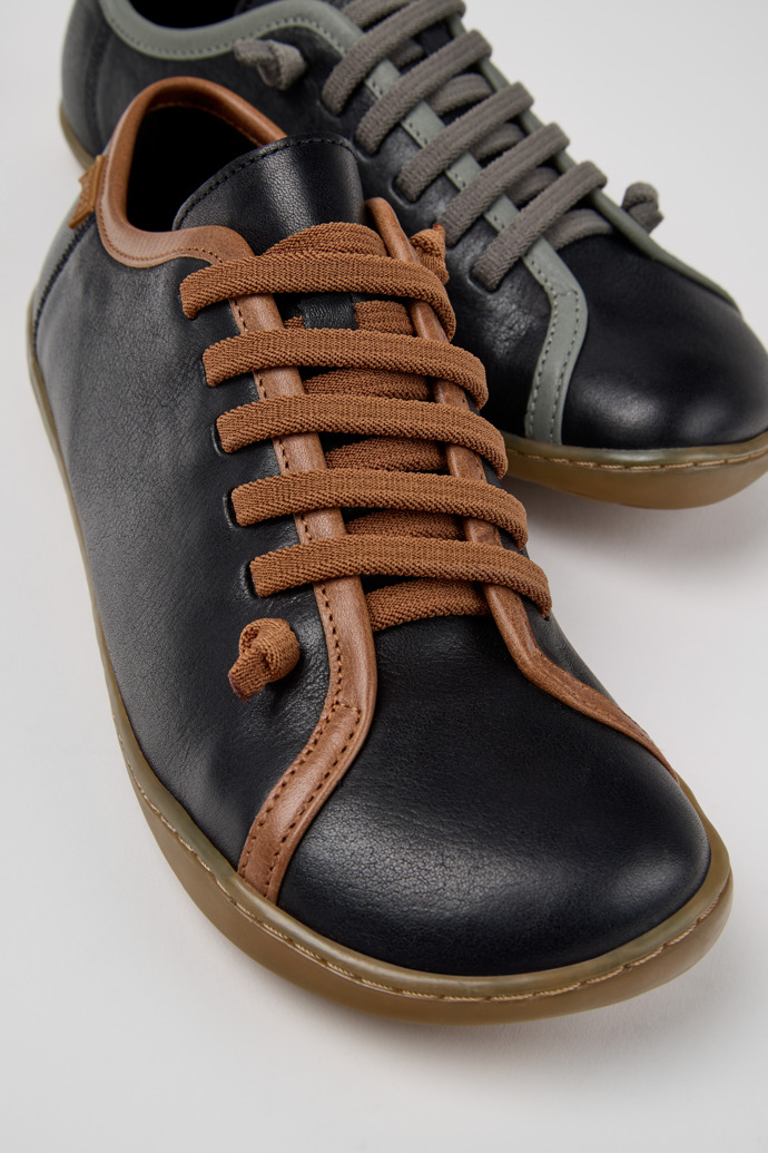 Twins Multicolor Leather Shoes for Women.