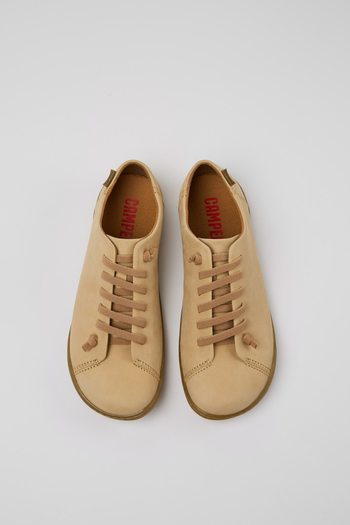 Peu Beige Nubuck Shoes for Women.