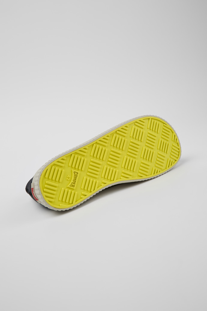 Peu Roda Black recycled cotton sneakers for men