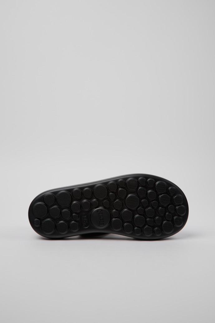 Pelotas Flota Black Leather Men's Sandals.