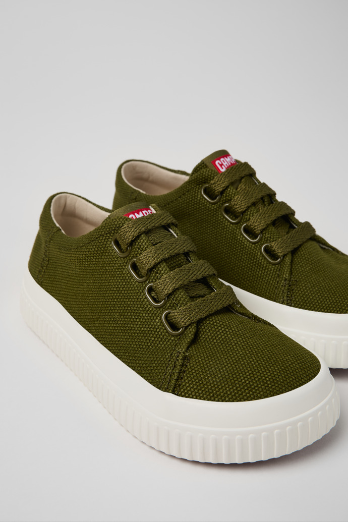 Peu Roda Green Textile Sneaker