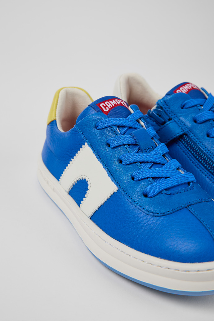 Twins Blue Leather Sneaker