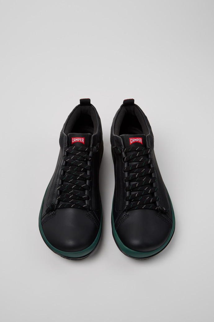 Peu Pista GM - GORE-TEX Black Leather Ankle Boots for Men.