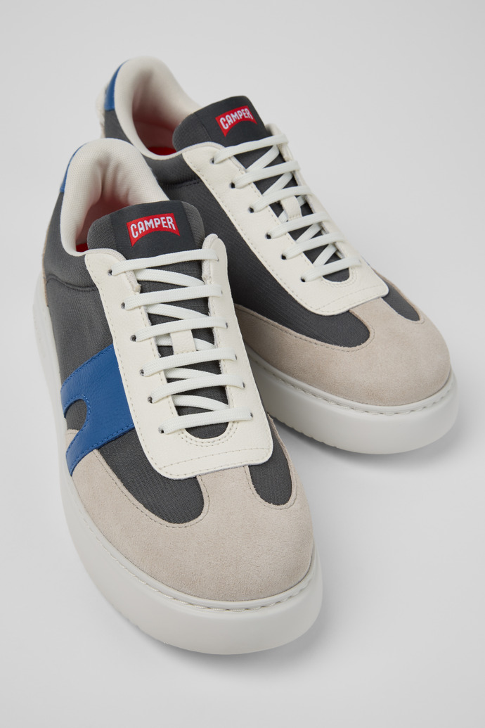 Runner K21 Multicolor Textile and Nubuck Sneakers for Men.