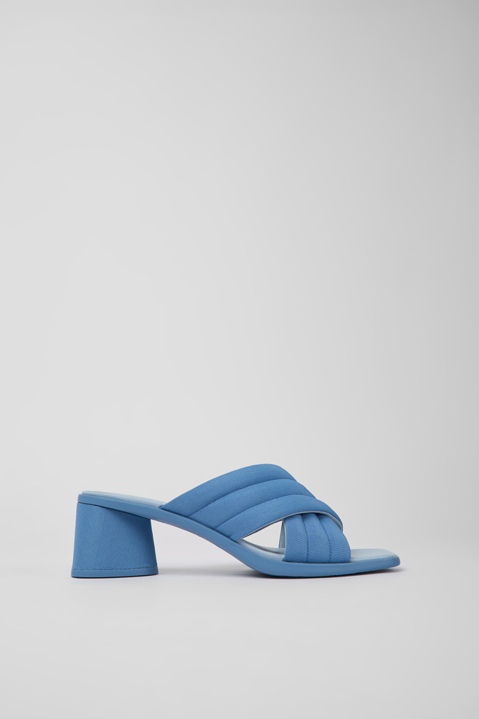 Kiara Blue textile sandals for women