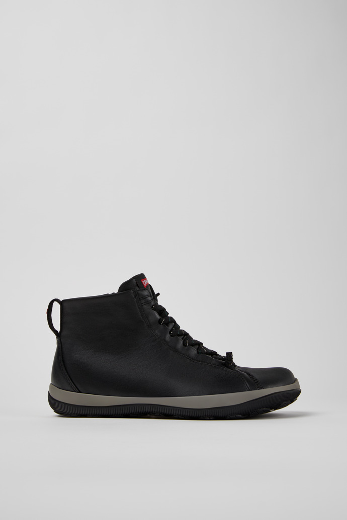 Peu Pista GM - GORE-TEX Black Leather Mid Boots for Men.