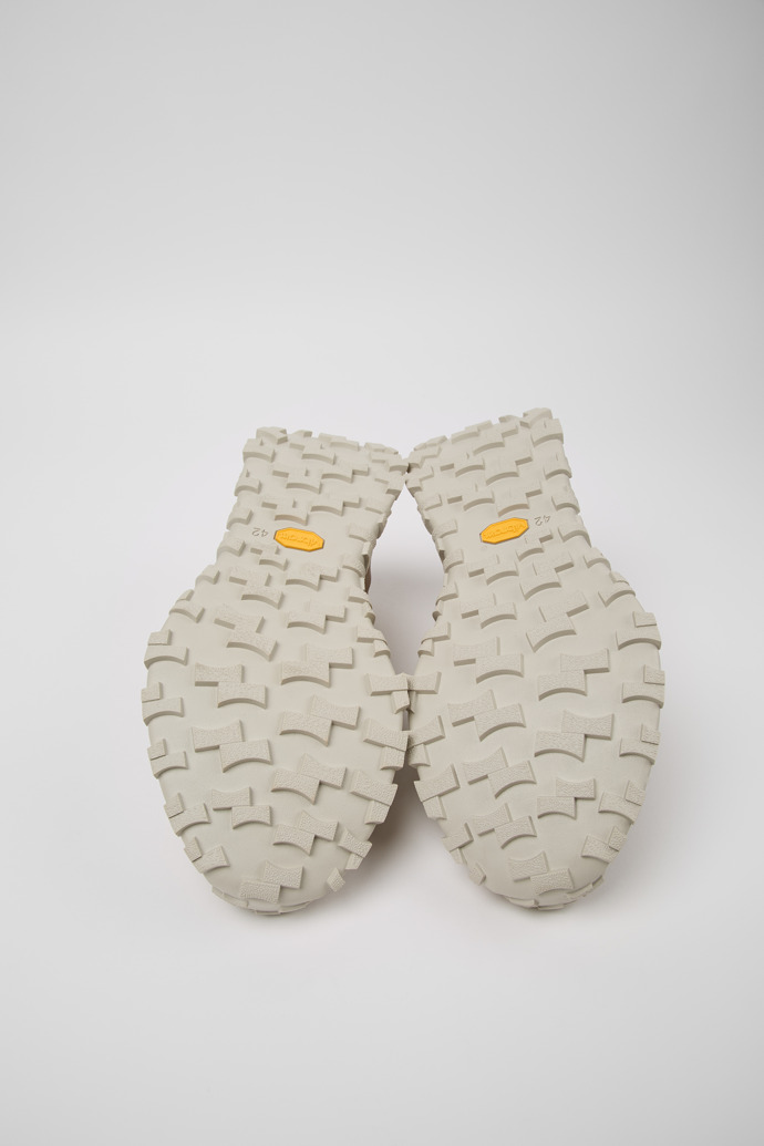 Drift Trail VIBRAM Brown leather and nubuck sneakers for men