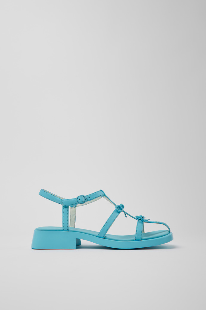 Dana Blue Leather Sandals for Women.