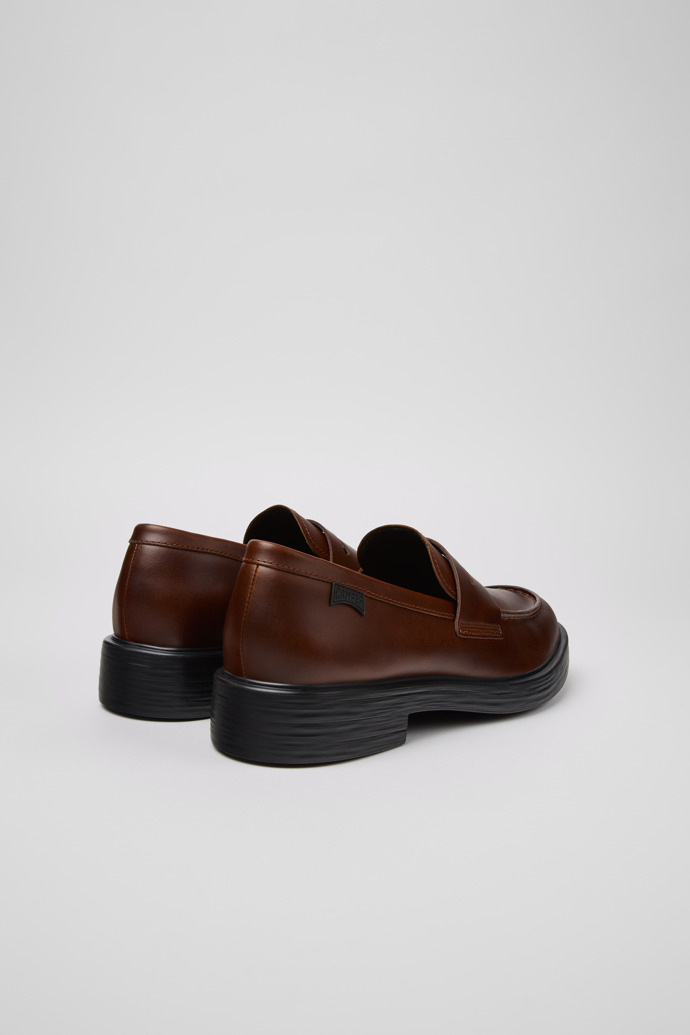 Dean Brown Leather Moccasins for Men.