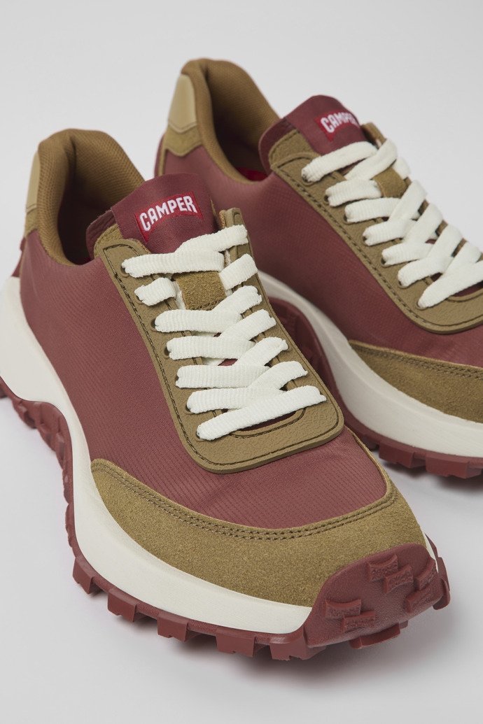 Drift Trail VIBRAM Red Textile/Nubuck Sneaker for Women