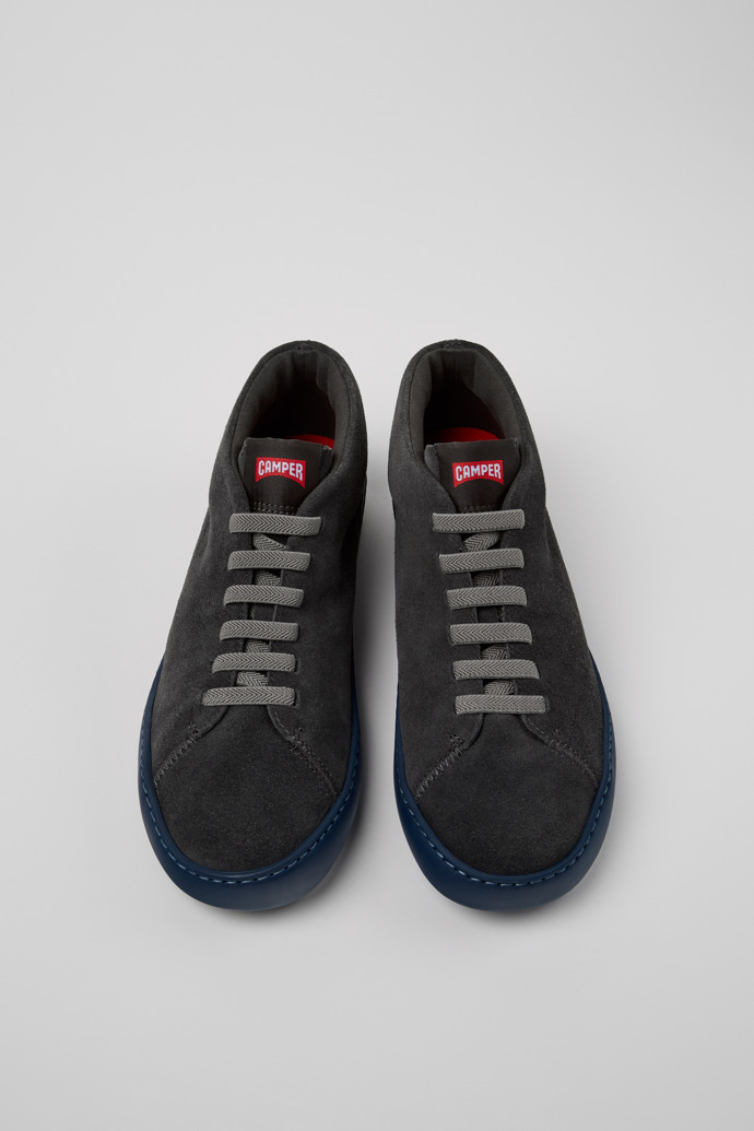 Peu Touring Gray Suede Sneaker Boots for Men.