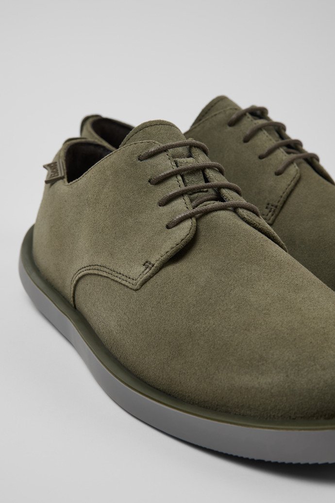 Wagon Green Nubuck Shoe for Men.
