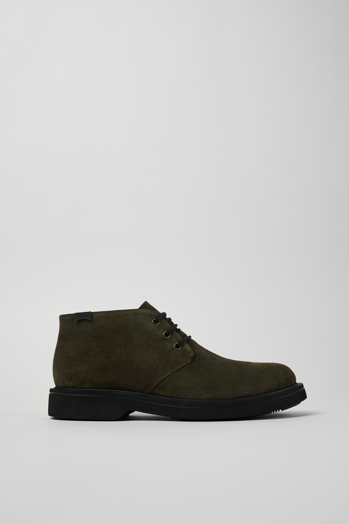 Norman Green nubuck ankle boots for men