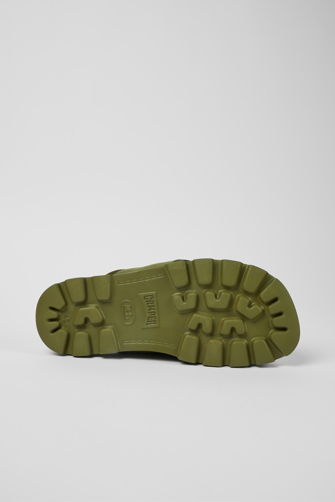 Brutus Sandal Green Textile Slide for Men