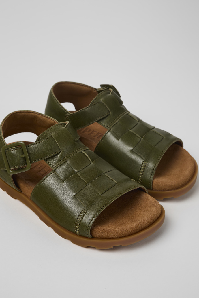 Brutus Sandal Green Leather Sandal