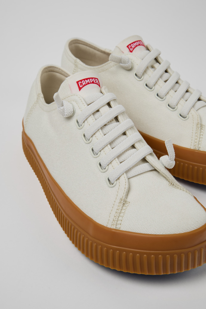 Peu Roda White TENCEL™ Lyocell Men's Sneakers.