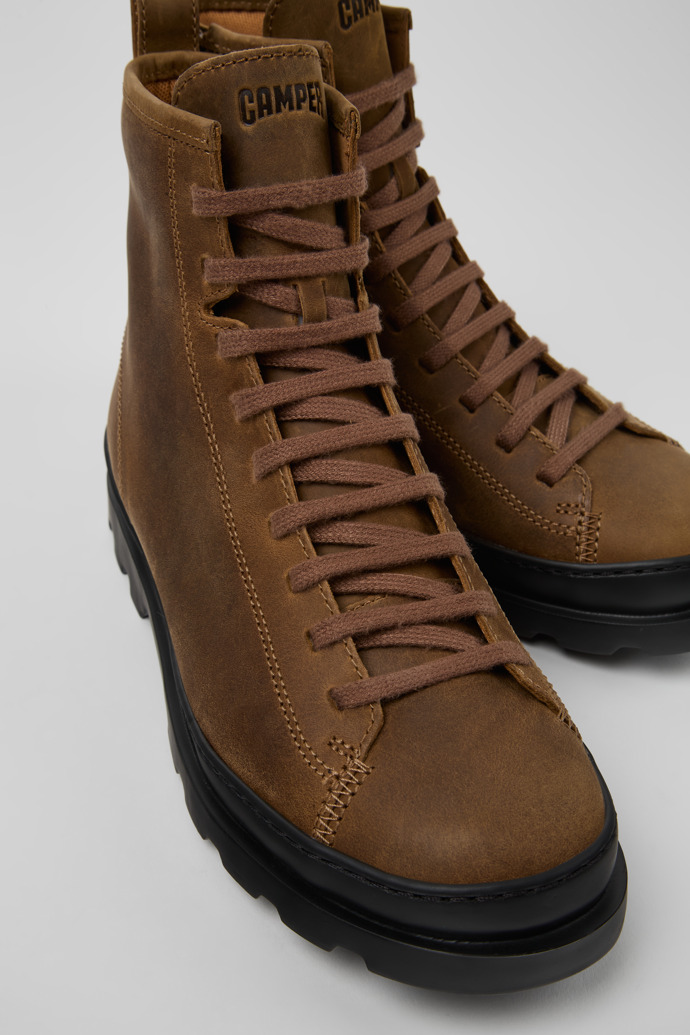 Brutus Brown nubuck boots for women