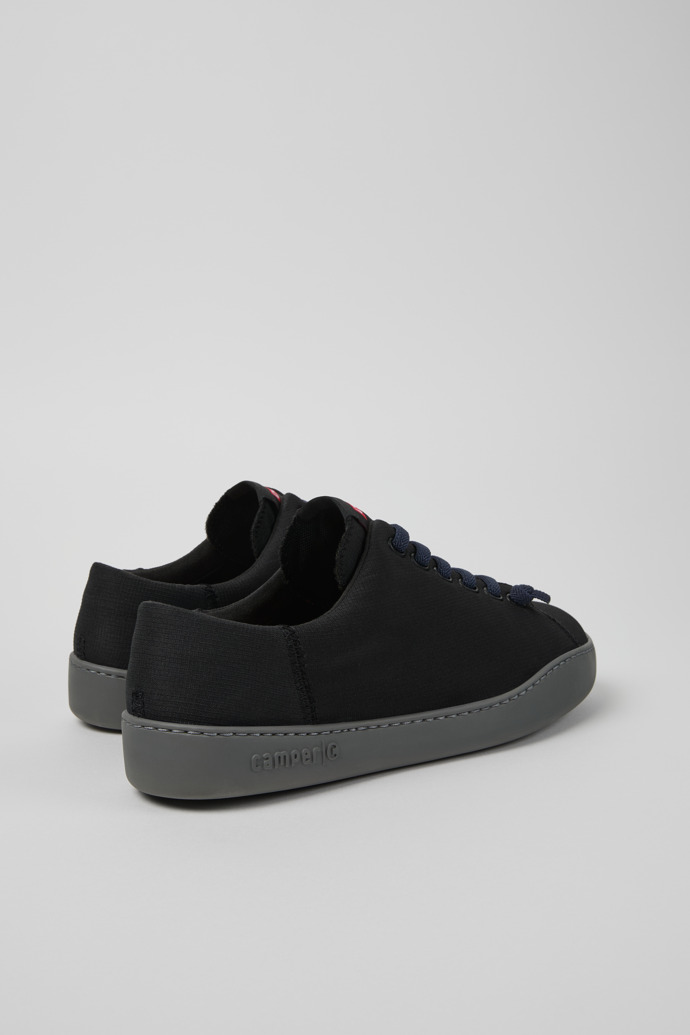 Peu Touring Black Recycled PET Men's Sneakers.