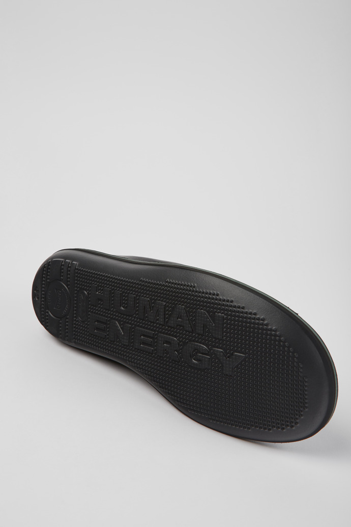 Beetle Black Leather Shoes for Men.