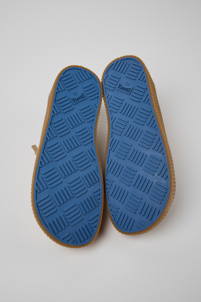 Peu Roda Beige Nubuck Sneakers for Men.