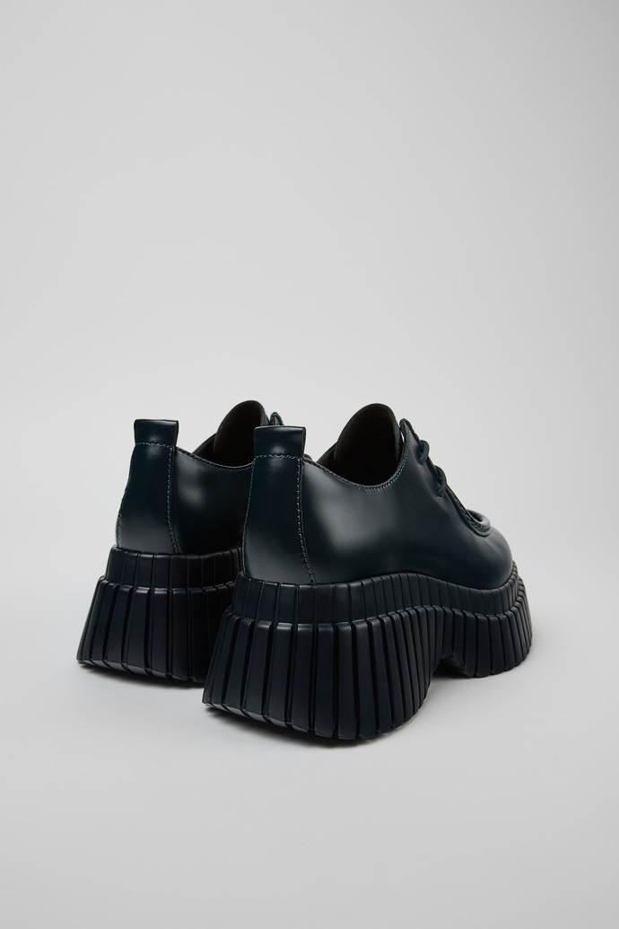 BCN Green leather shoes for women