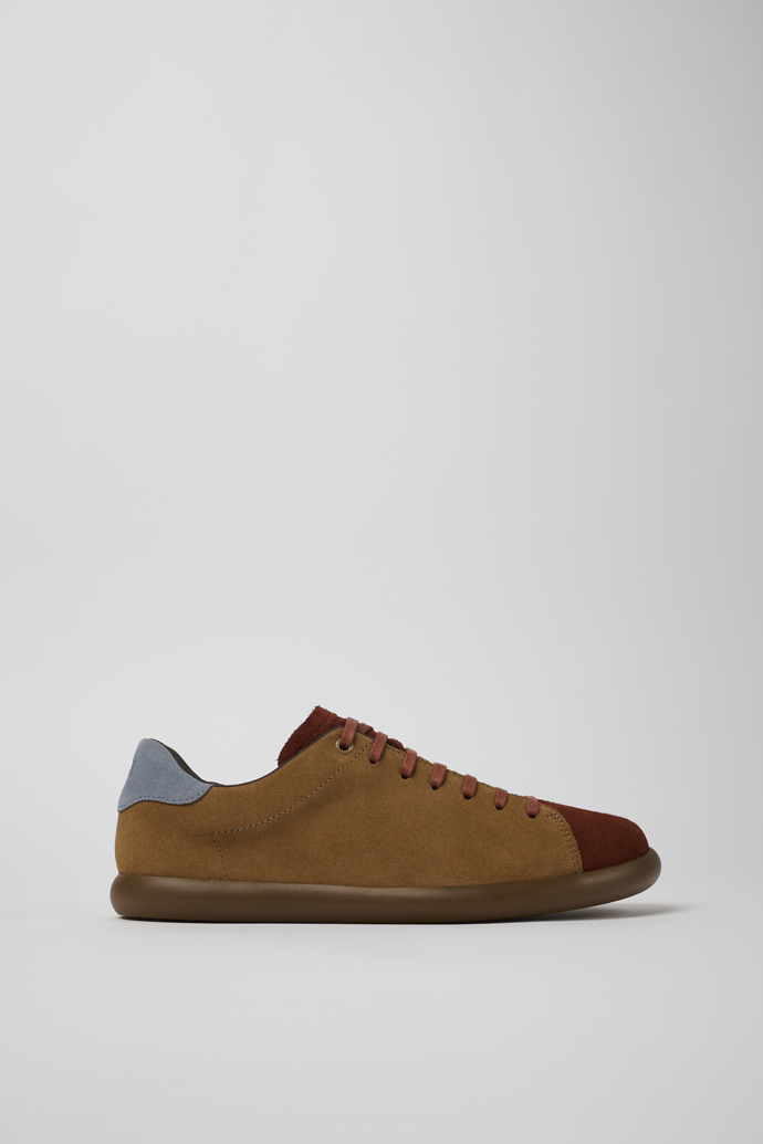 Twins Red and brown nubuck sneaker for men