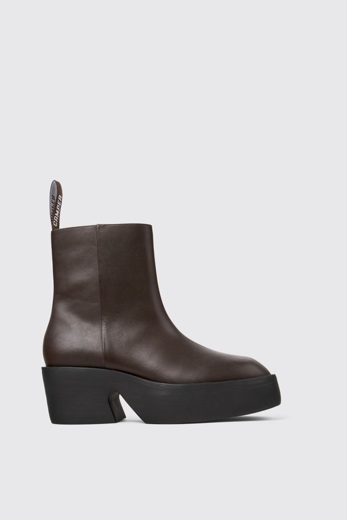 Billie Brown leather boots for women