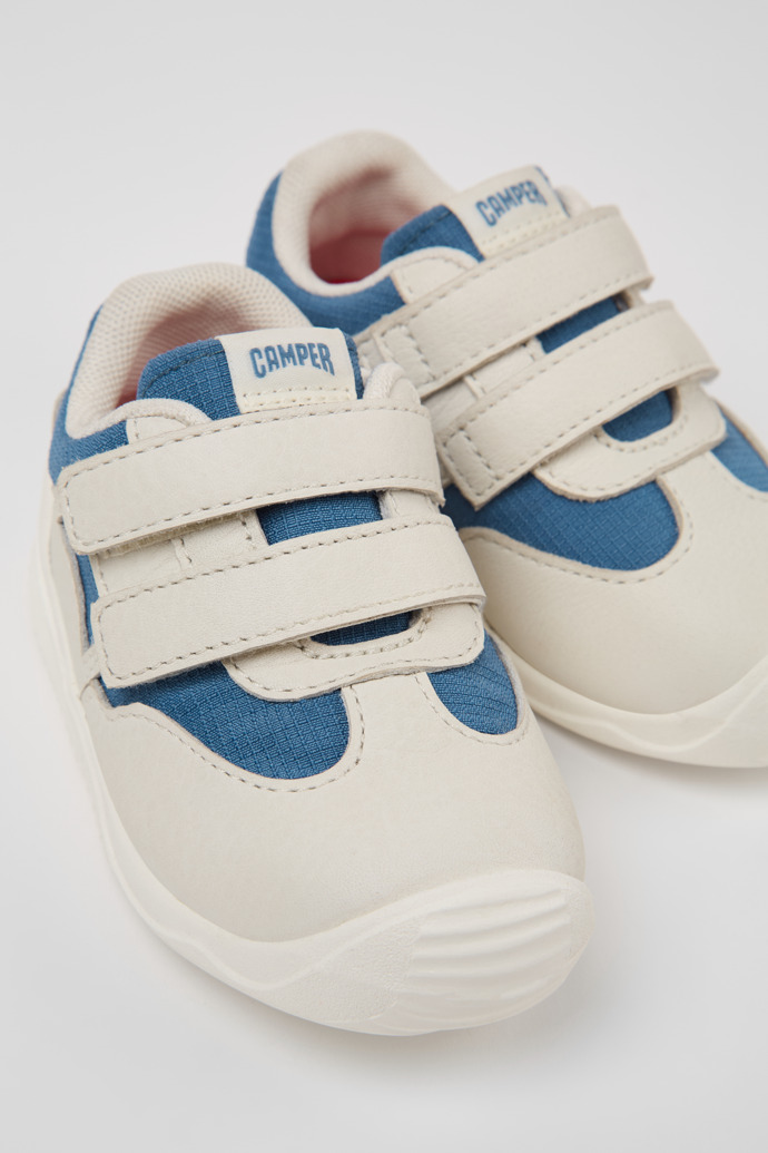 Dadda Multicolor Textile and Leather Sneakers for Kids.