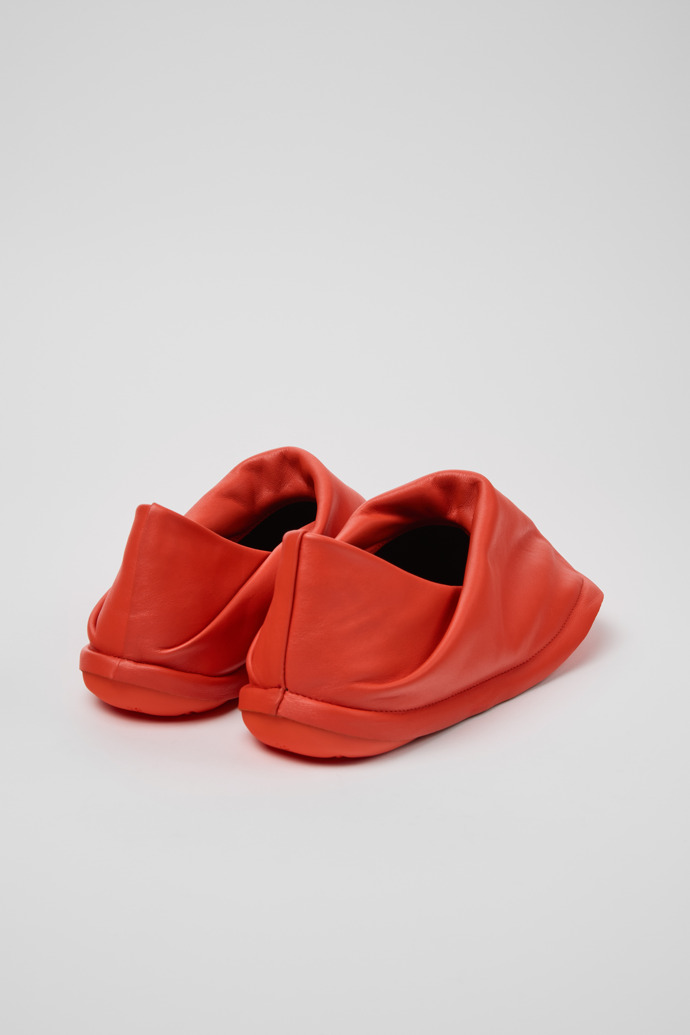 Camper x ISSEY MIYAKE - Peu Form Red Leather Women's Shoe.