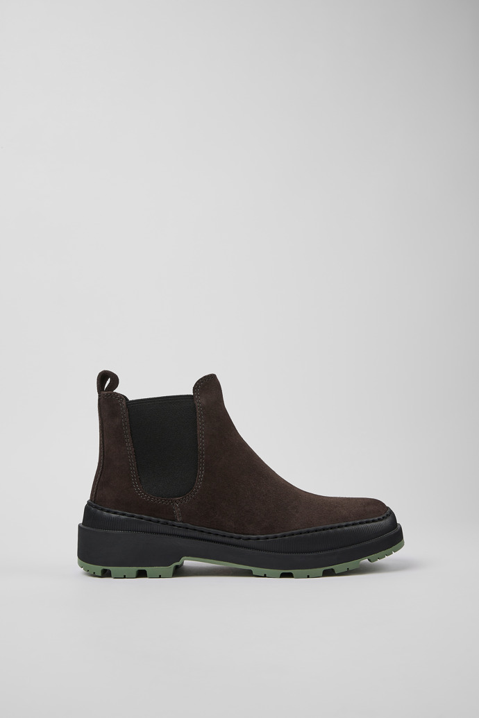 Brutus Trek MICHELIN Gray nubuck ankle boots for women