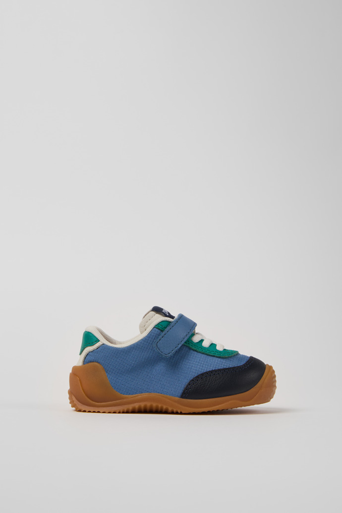 Dadda Multicolor Textile and Leather Sneakers for Kids.