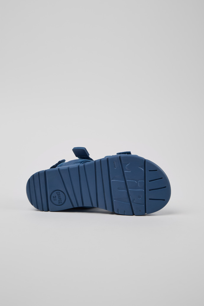 Oruga Blue Textile Sandals for Kids.