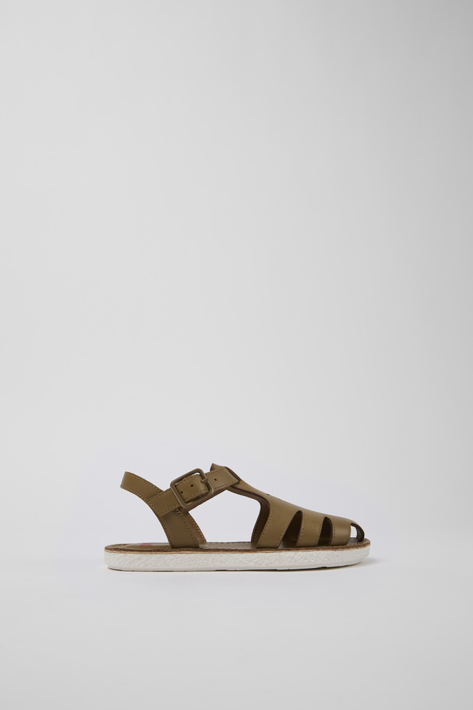 Miko Brown Leather Sandal