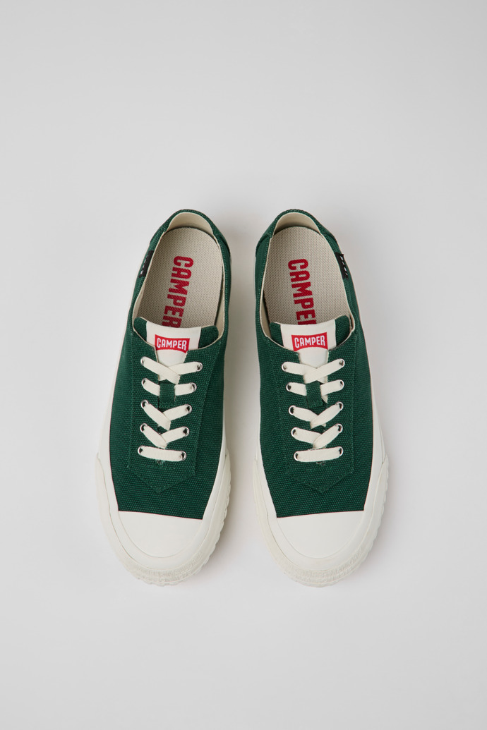 Camaleon Green recycled cotton sneakers for women