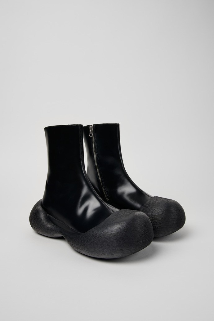 Caramba Black Leather Boots