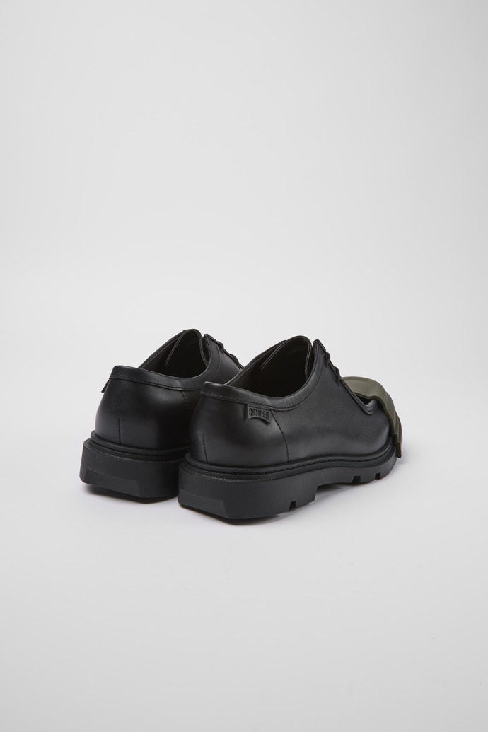 Junction Black responsibly raised leather shoes for men